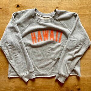 The Wheat Collection Hawaii Sweatshirt in Grey, Size L